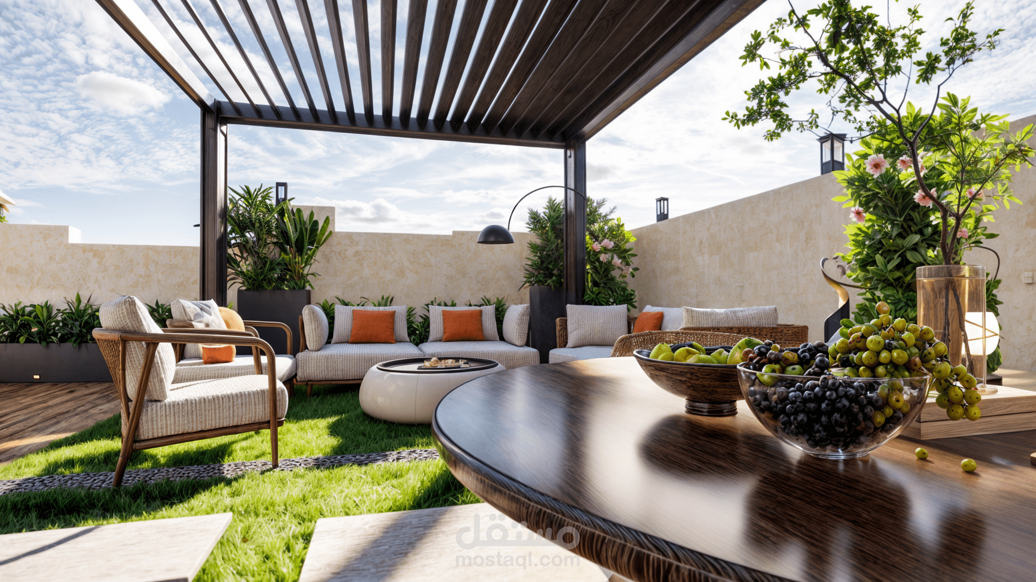 تصميم  Roof top بالسعوديه