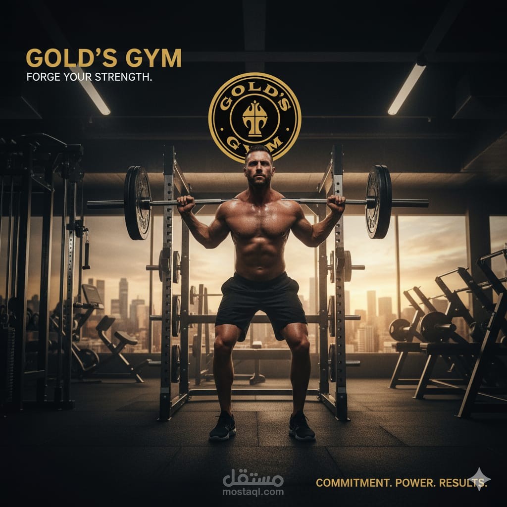 Gold’s Gym | فيديو مونتاج احترافي لإبراز قوة العلامة الرياضية