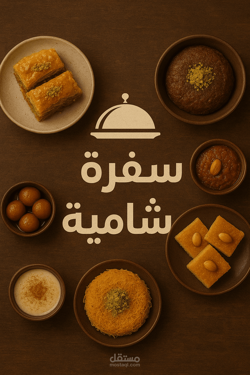 سفرة شامية – فيديو مونتاج يبرز أصالة الحلويات الشامية وطعمها الفريد