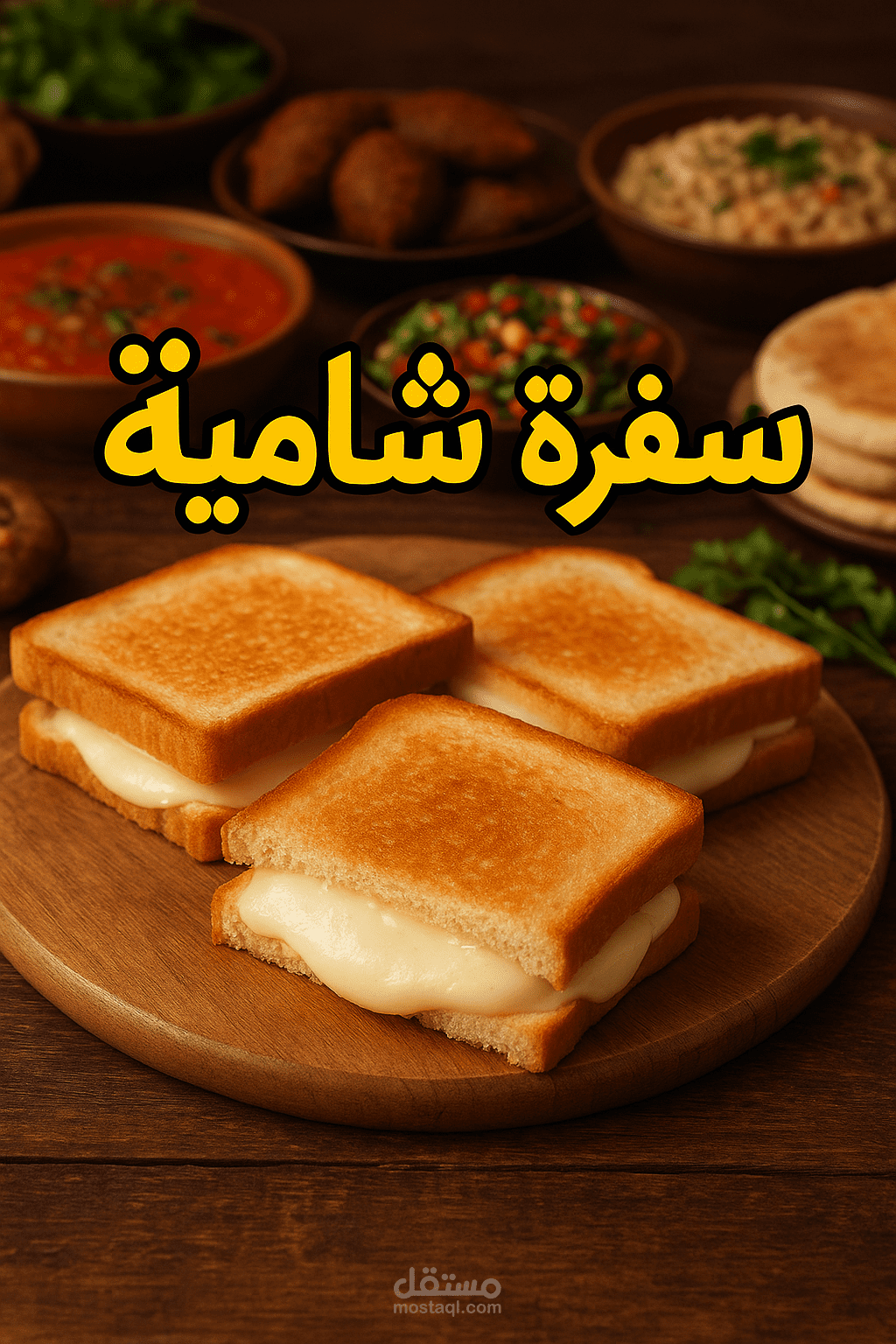 سفرة شامية | فيديو مونتاج سريع يعرض السندوتشات الخفيفة