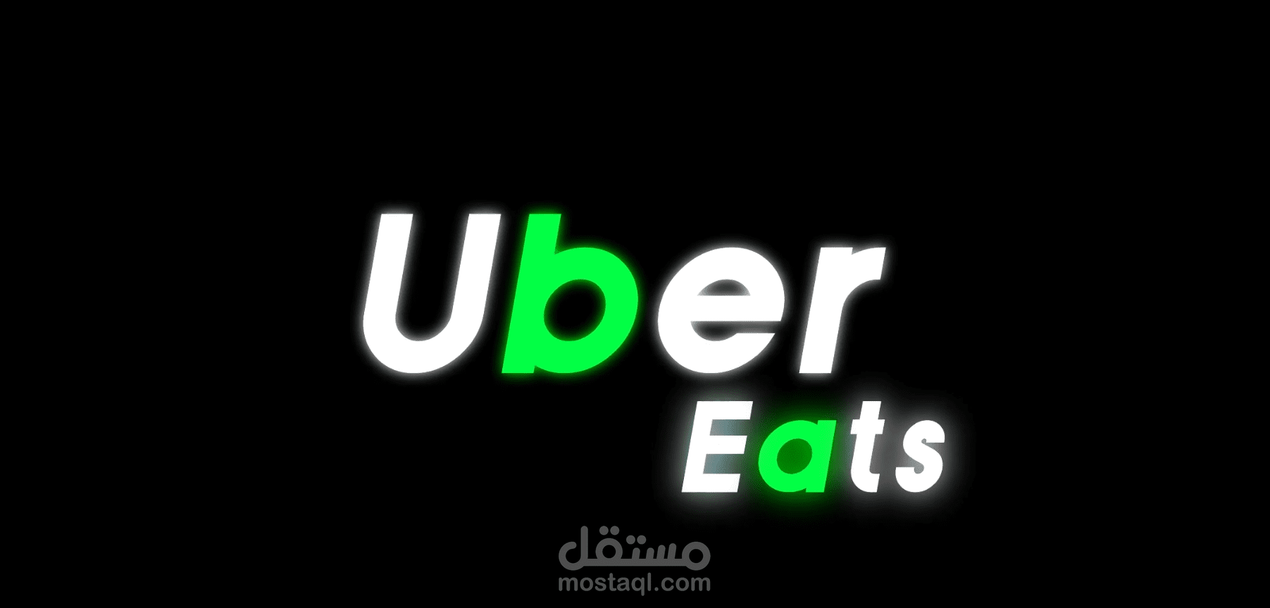 Uber Eats ad-Practcing