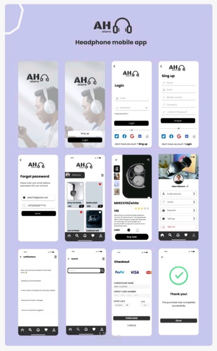 AH Store – Headphone Mobile App