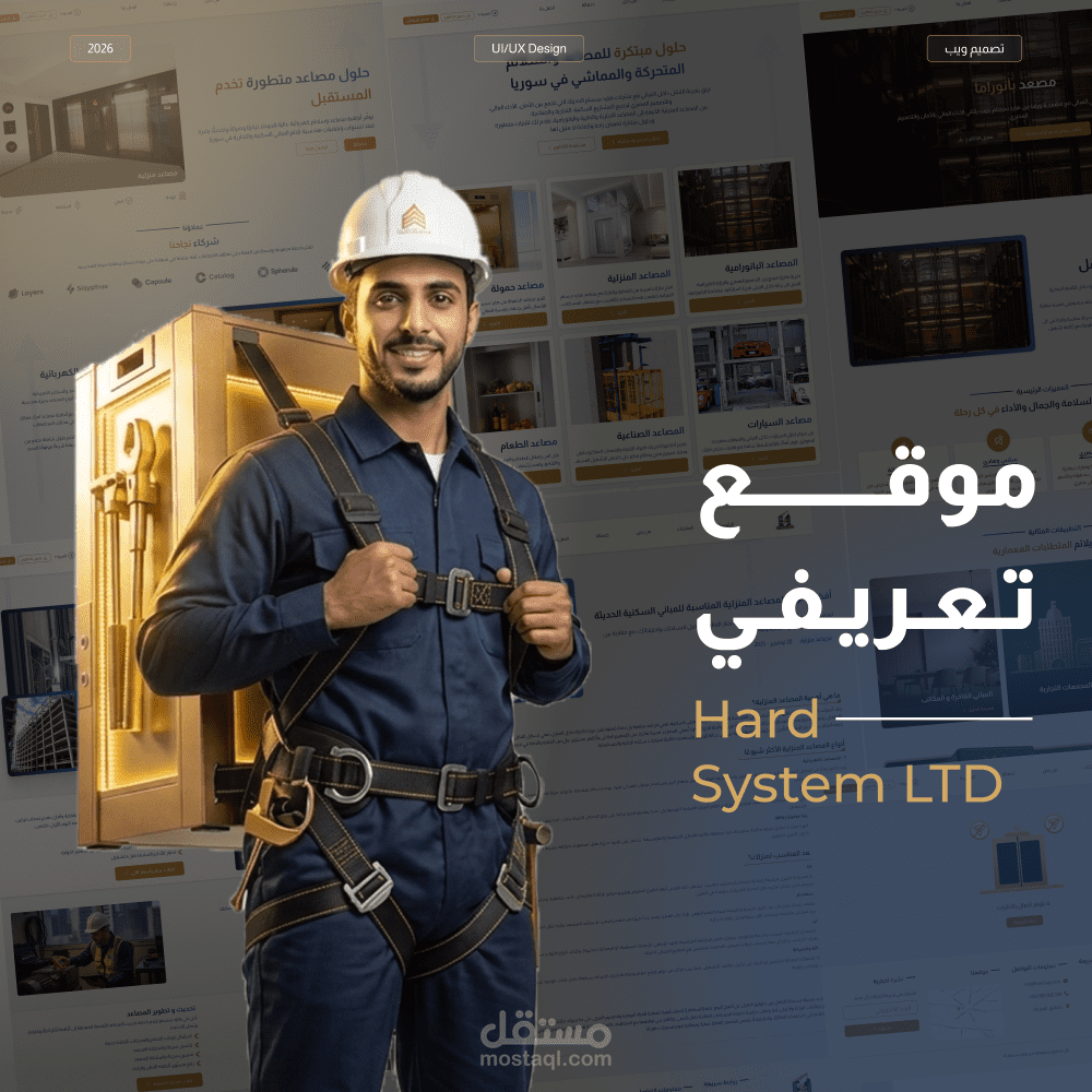 هارد سيستم | موقع تعريفي عن شركة مصاعد