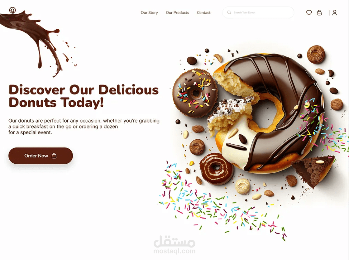 تصميم سايت "دوست دونت"