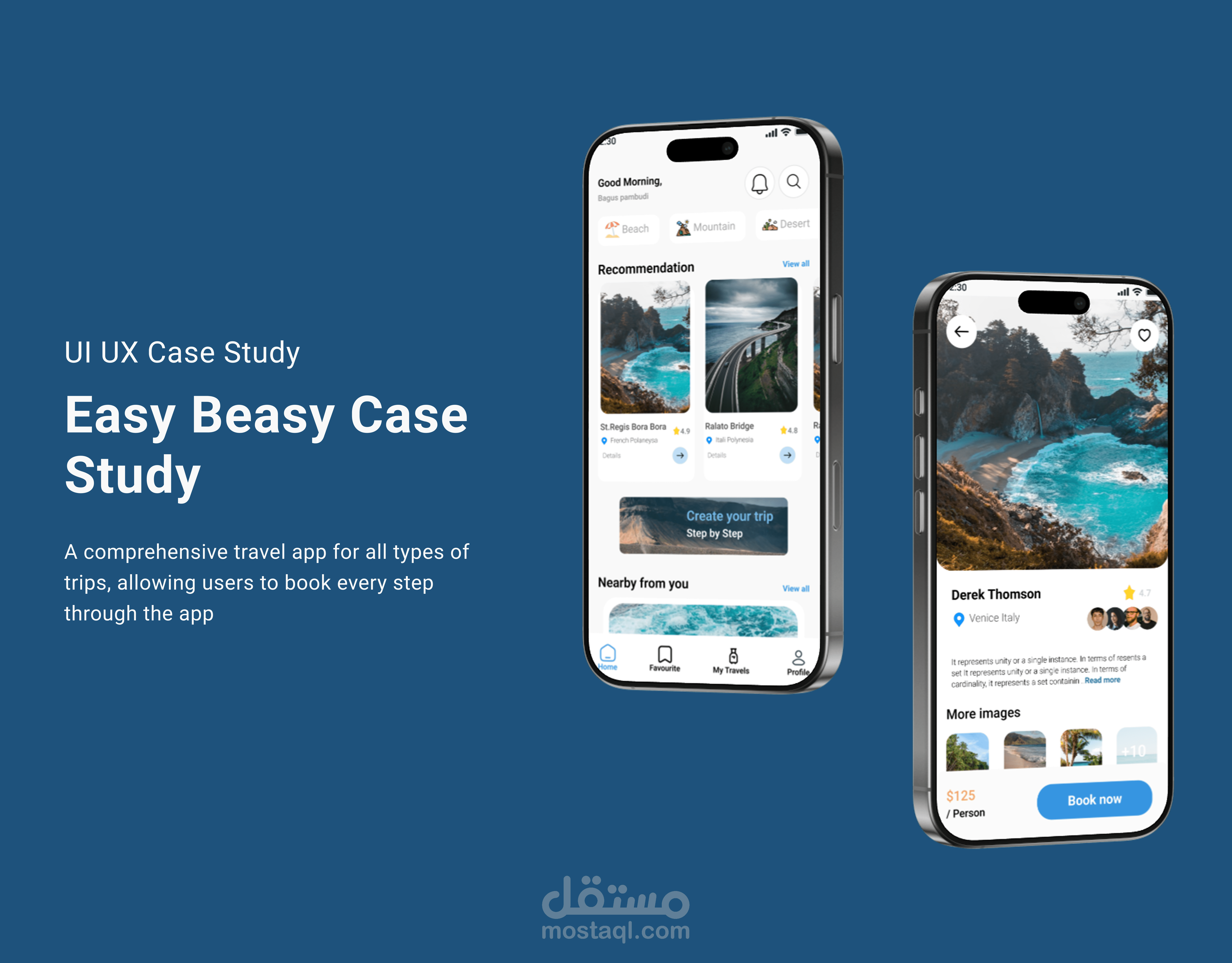 Easy Peasy Travel: All-in-one Travel Booking App (UX/UI Case Study)