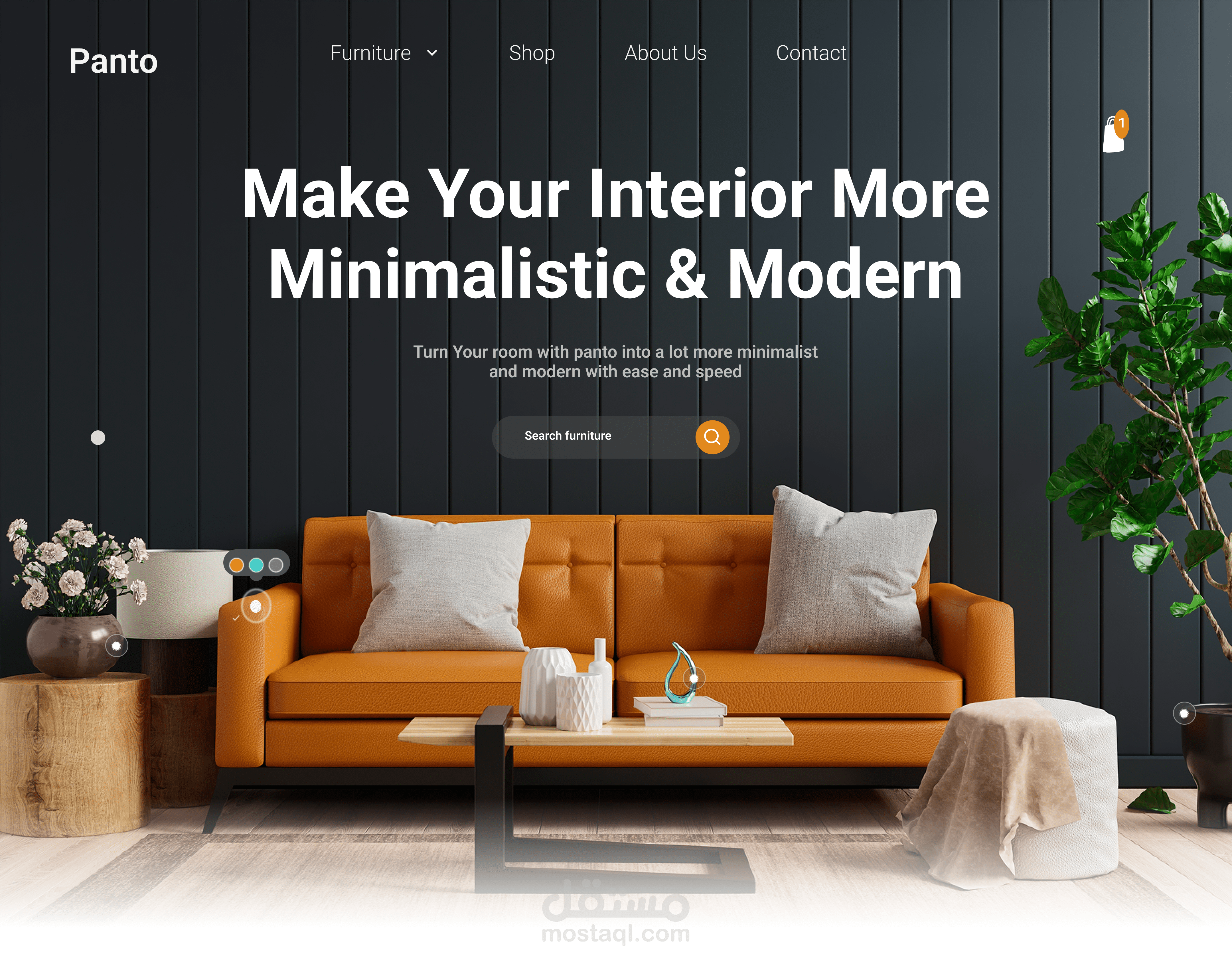 High-Converting Landing Page Design for Furniture & Home Decor Store
