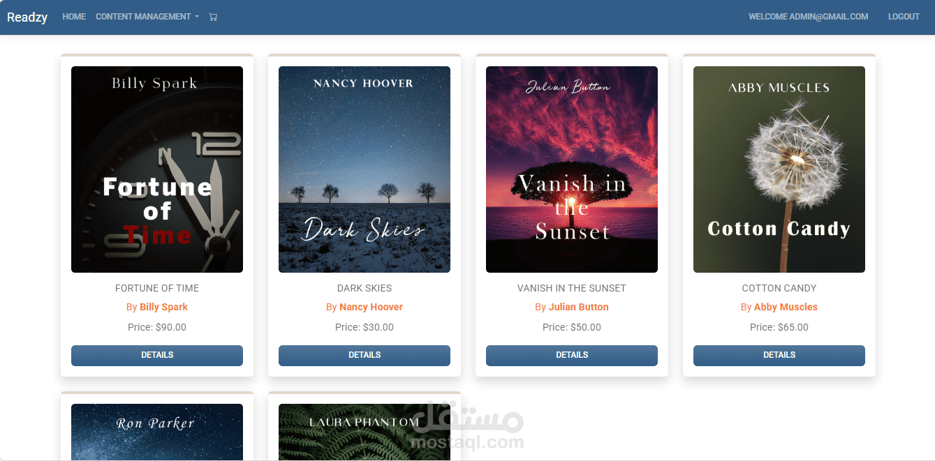 Readzy – ASP.NET Core (.NET 9) E-Commerce Bookstore