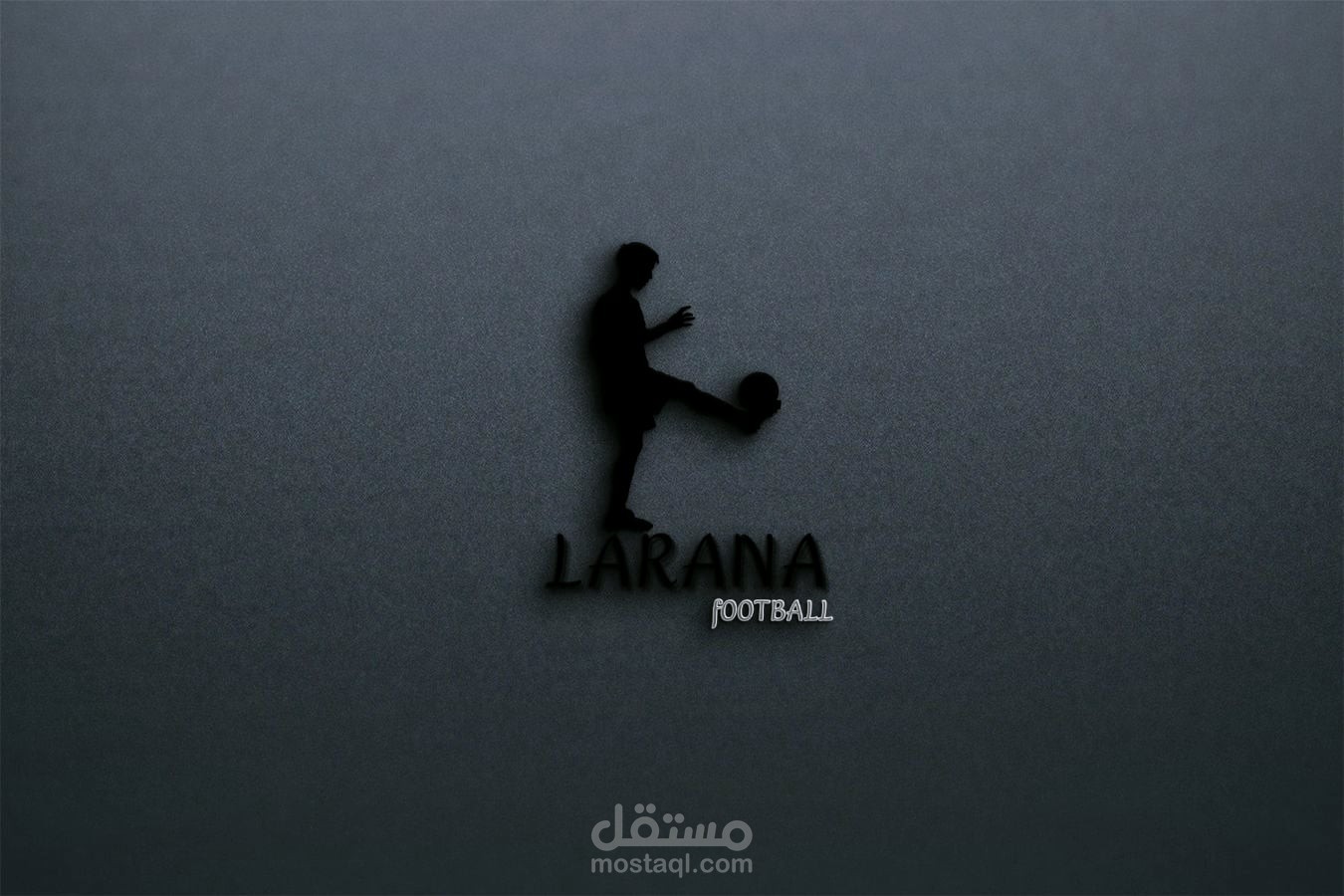 تصميم شعار احترافي لنشاط رياضي LARNA FOOTBALL