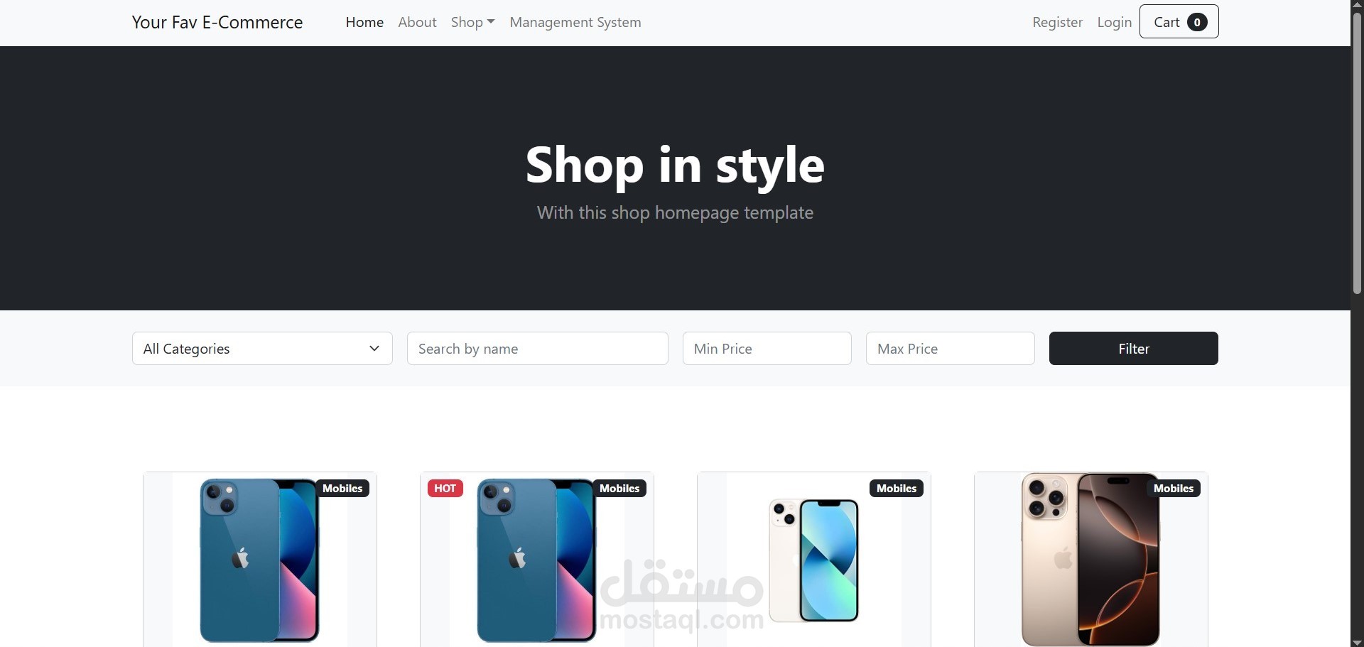 E-Commerce Web Application