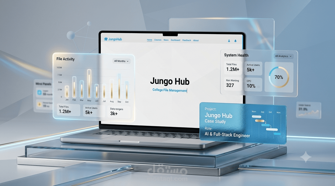 منصة JungoHub – نظام إدارة تعلم متكامل (MERN Stack)