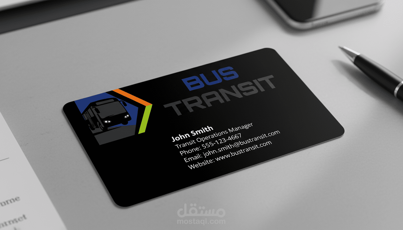 تصميم شعار لشركة حافلات النقل العام