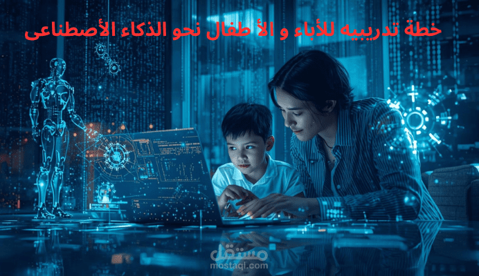 خطة تدريبيه للأباء و الأطفال نحو الذكاء الاصطناعي