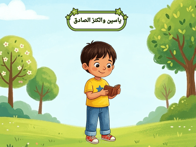 قصة أطفال   ياسين والكنز الصادق