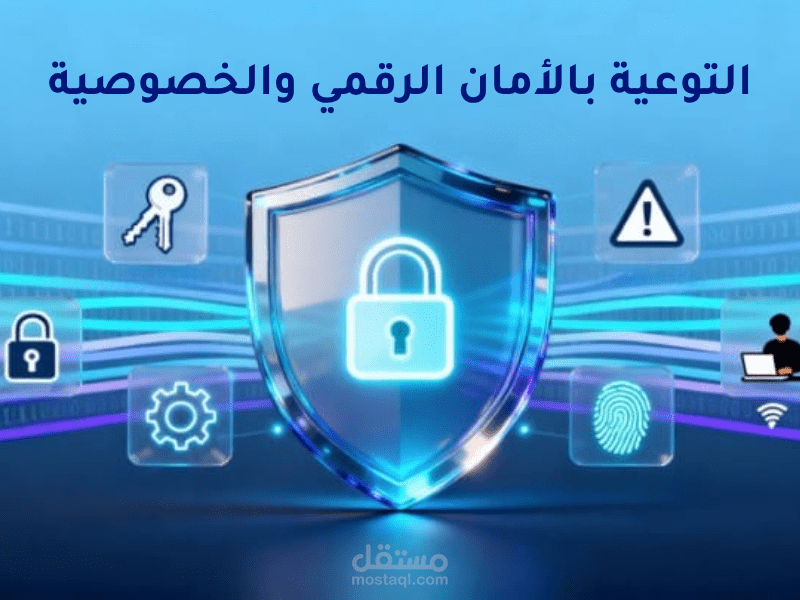 تقرير عن التوعية الأمان الرقمي والخصوصية