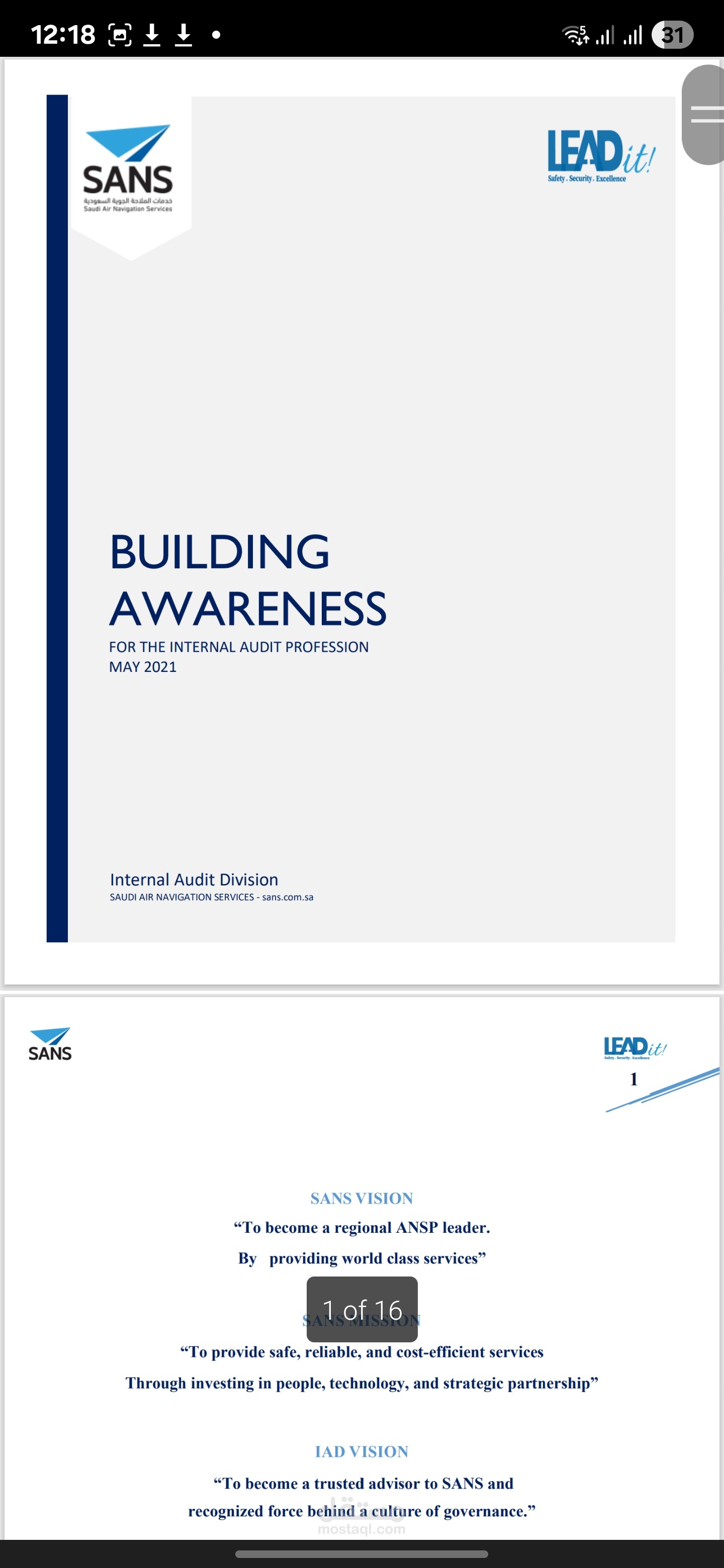 Internal Audit Awareness