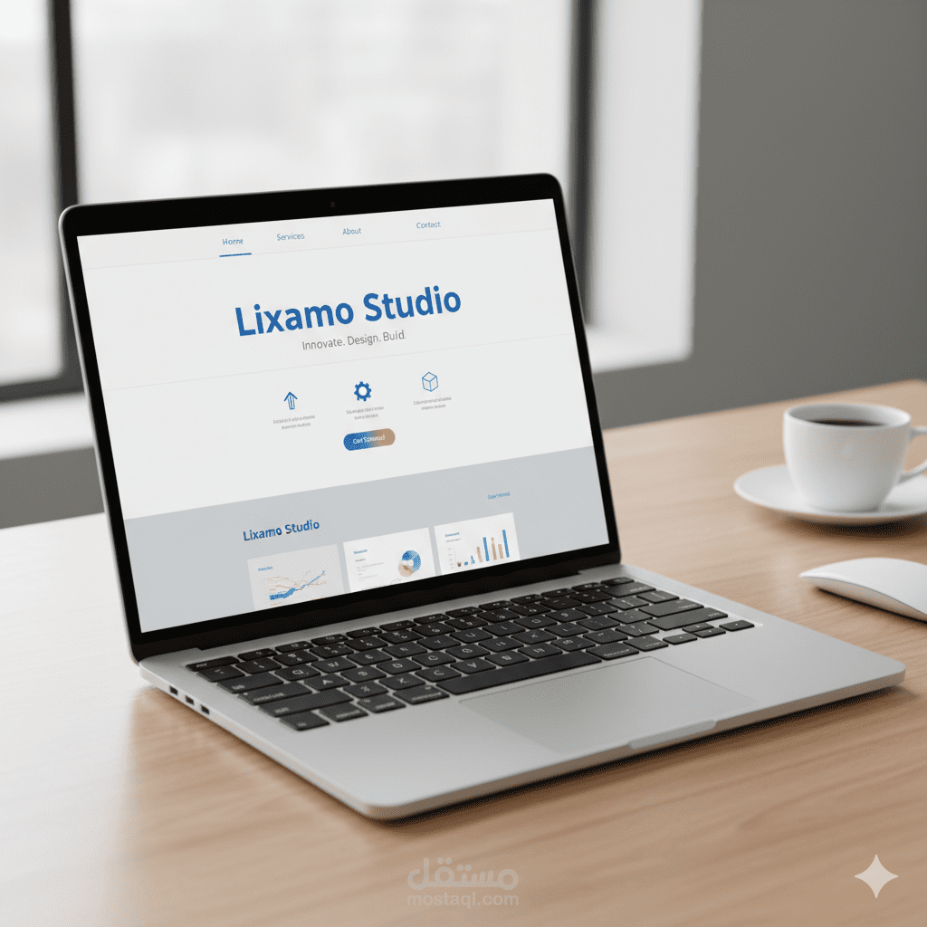 تصميم موقع إلكتروني عصري لعلامة Lixiamo Studio