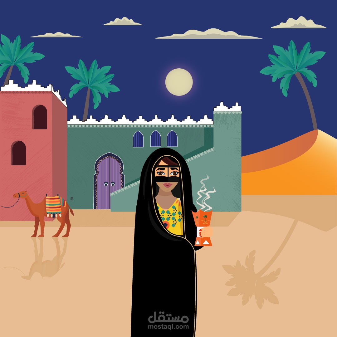 مشهد خاص بيوم التأسيس السعودي