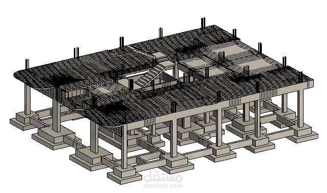 إعداد الرسومات التنفيذية (Shop Drawings) لفيلا باستخدام RIVET