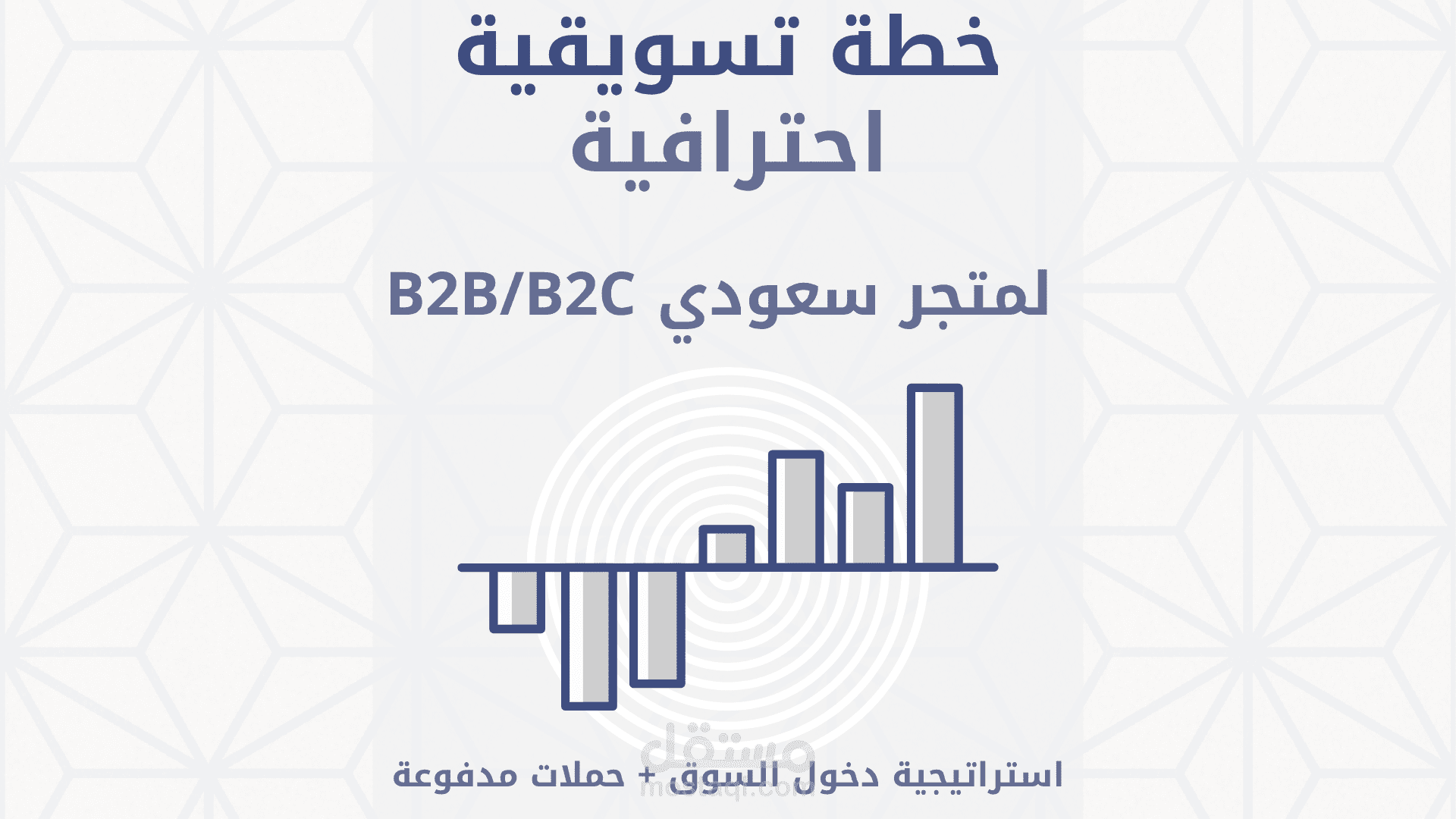 خطة تسويقية احترافية لمتجر سعودي B2B و B2C