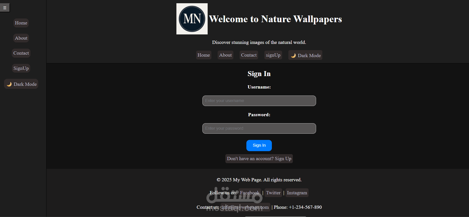 Nature Wallpapers project