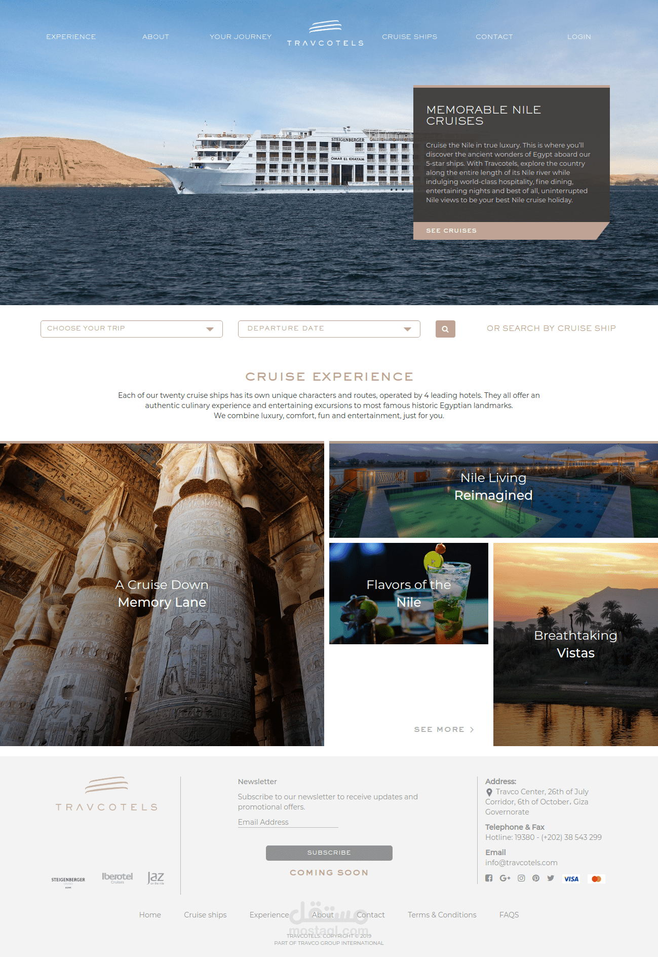Nile river trip system
