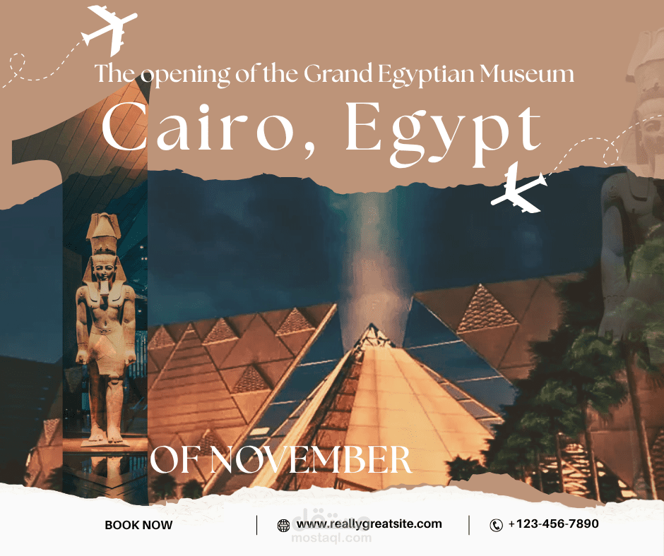 The Grand Egyptian Museum – Social Media Design