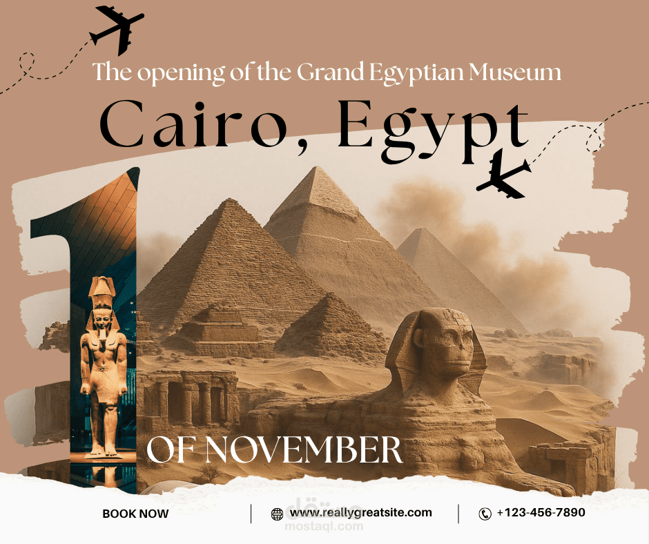 The Grand Egyptian Museum – Social Media Design