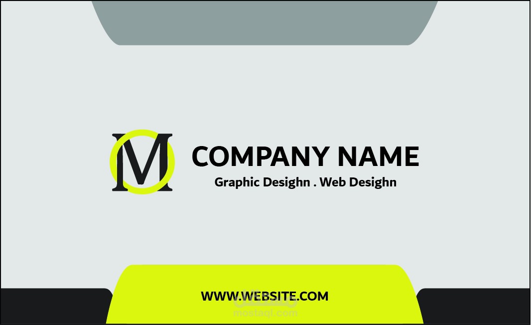 تصميم كرت شخصي