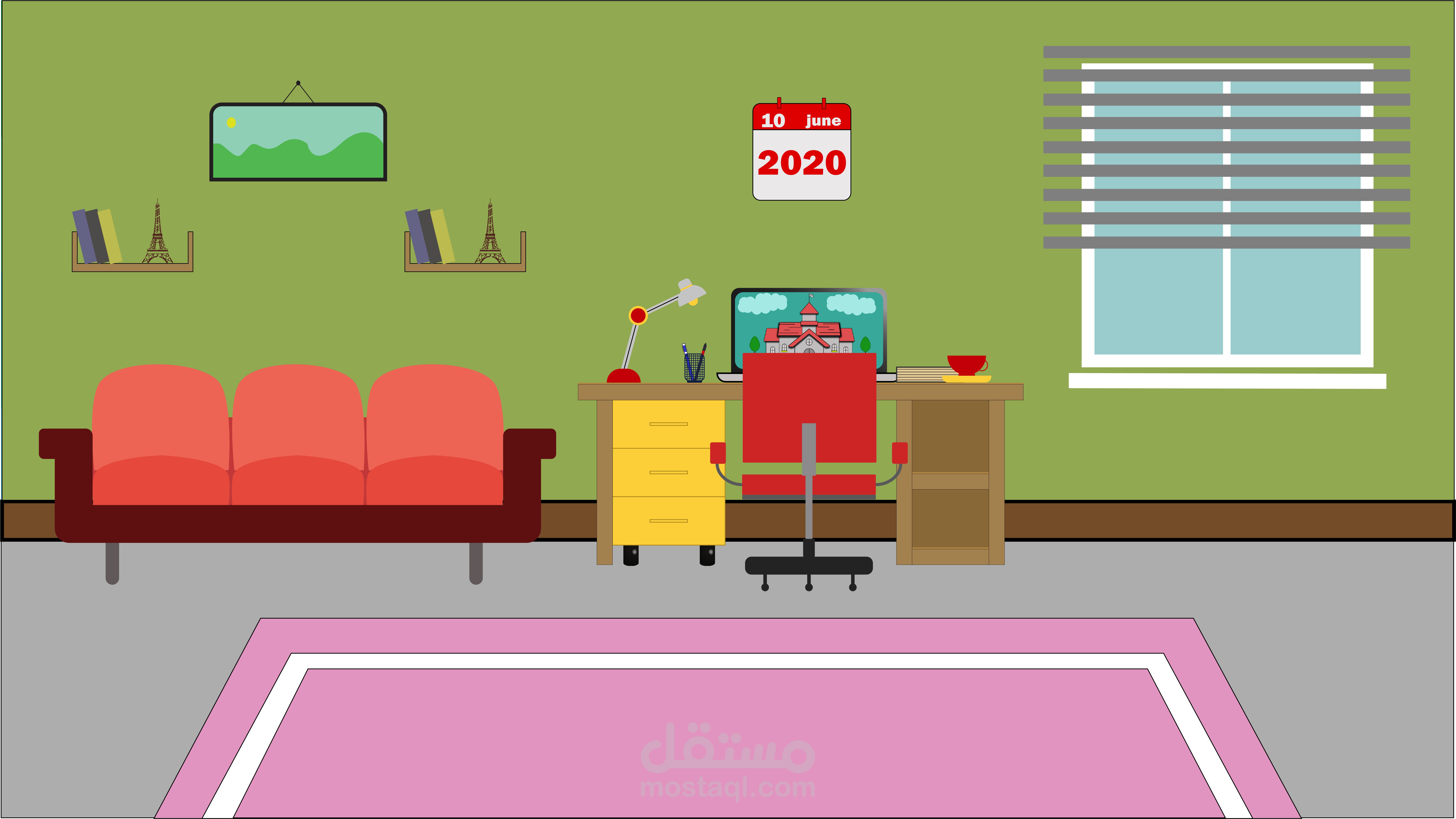 تصميم غرفه AI