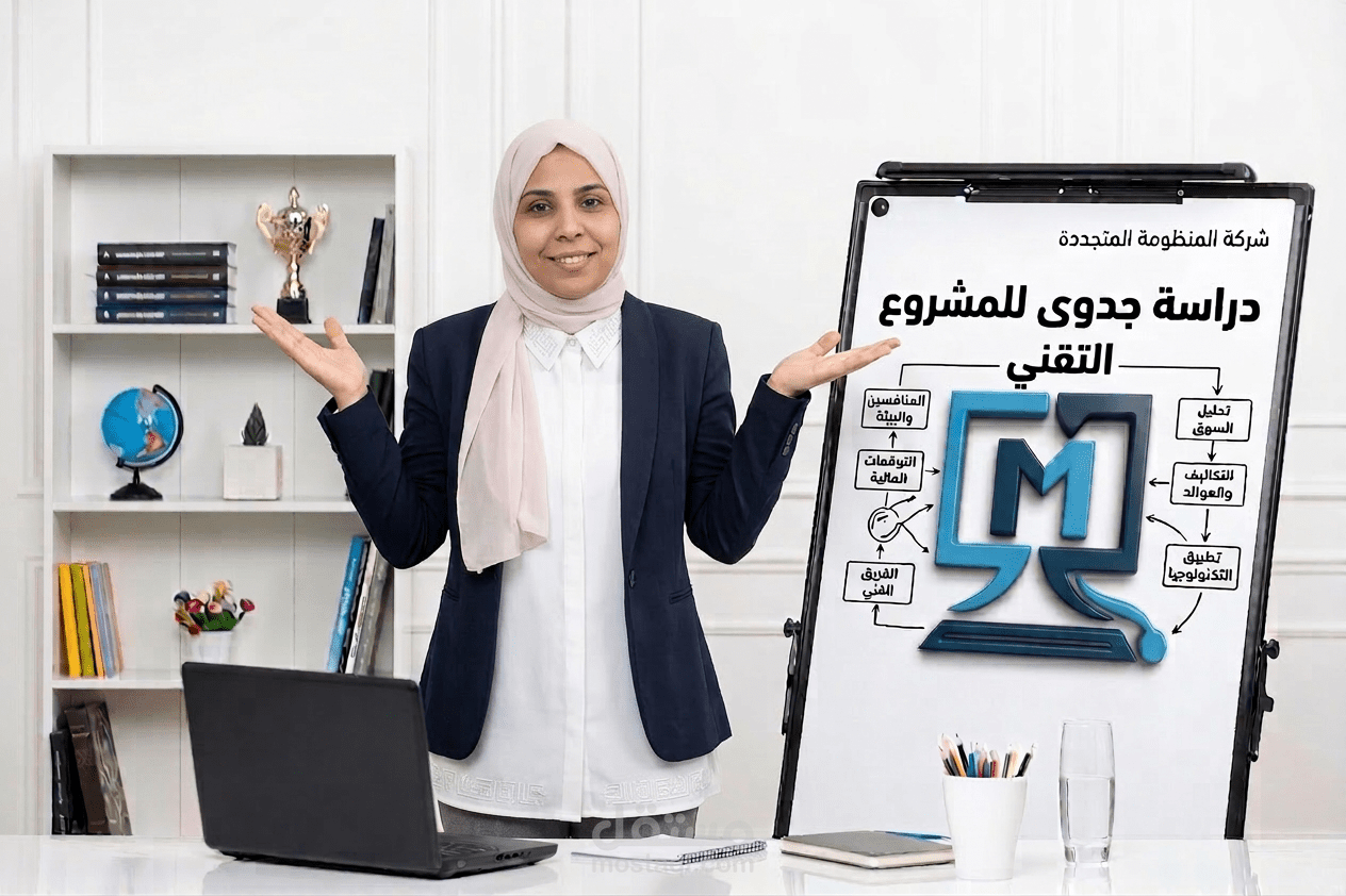 تصميم لشركة تكنولوجية