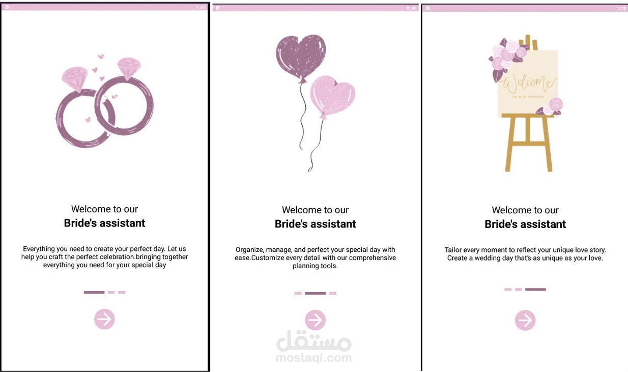 Bride Assistant App (Graduation Project)