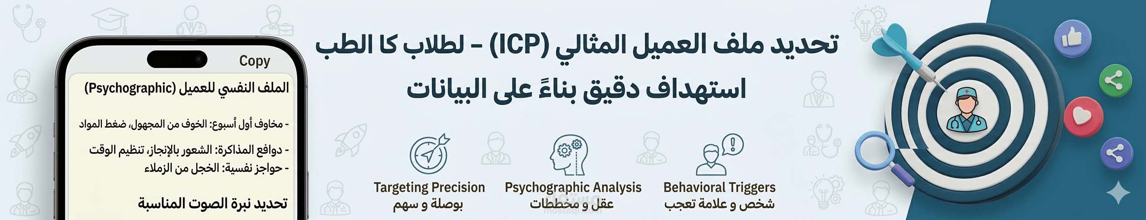 تحديد ورسم ملف العميل المثالي (ICP) لضمان دقة الاستهداف