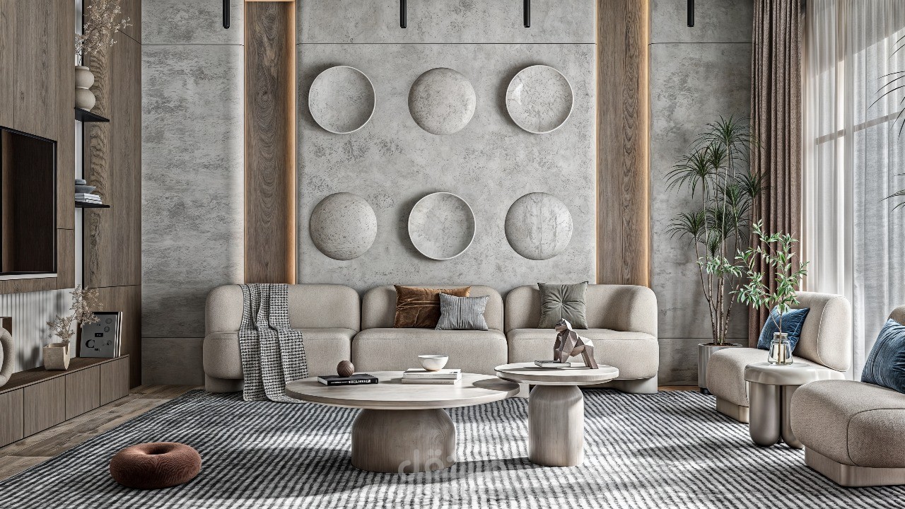 تصميم ديكور داخلي لفيلا مودرن