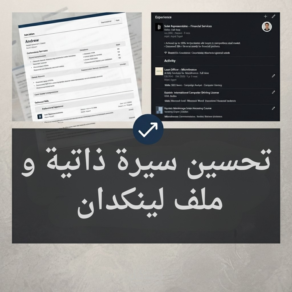 تحسين سيرة ذاتية وملف LinkedIn متوافق مع ATS – مجال البنوك