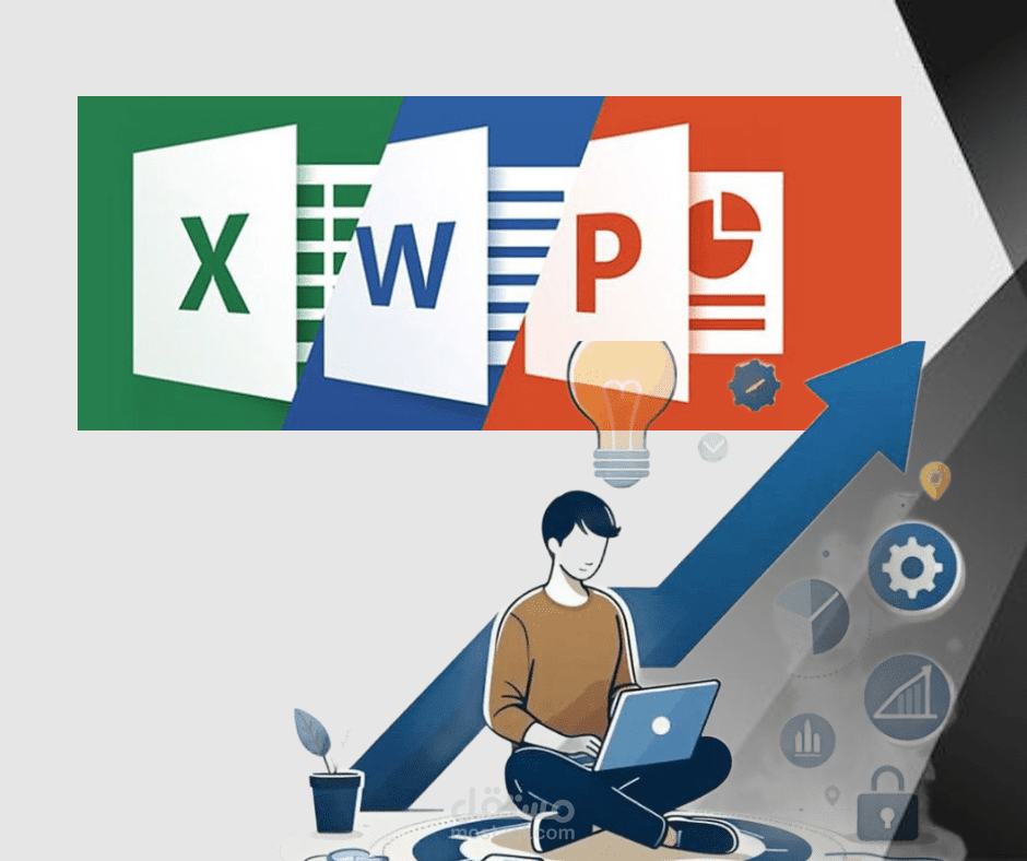 تعلم ، تصميم، ادخال بيانات  excel و ICDL