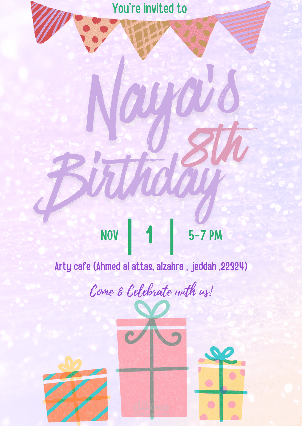 birthday package & Birthday invitation