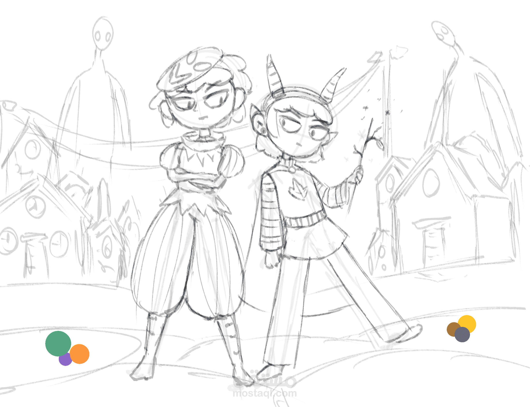 Layout design&Concept art
