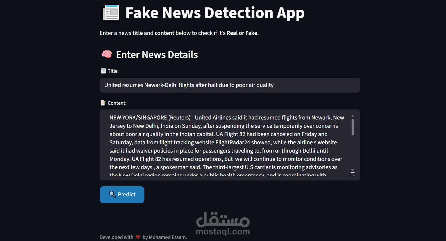 Fake News Prediction