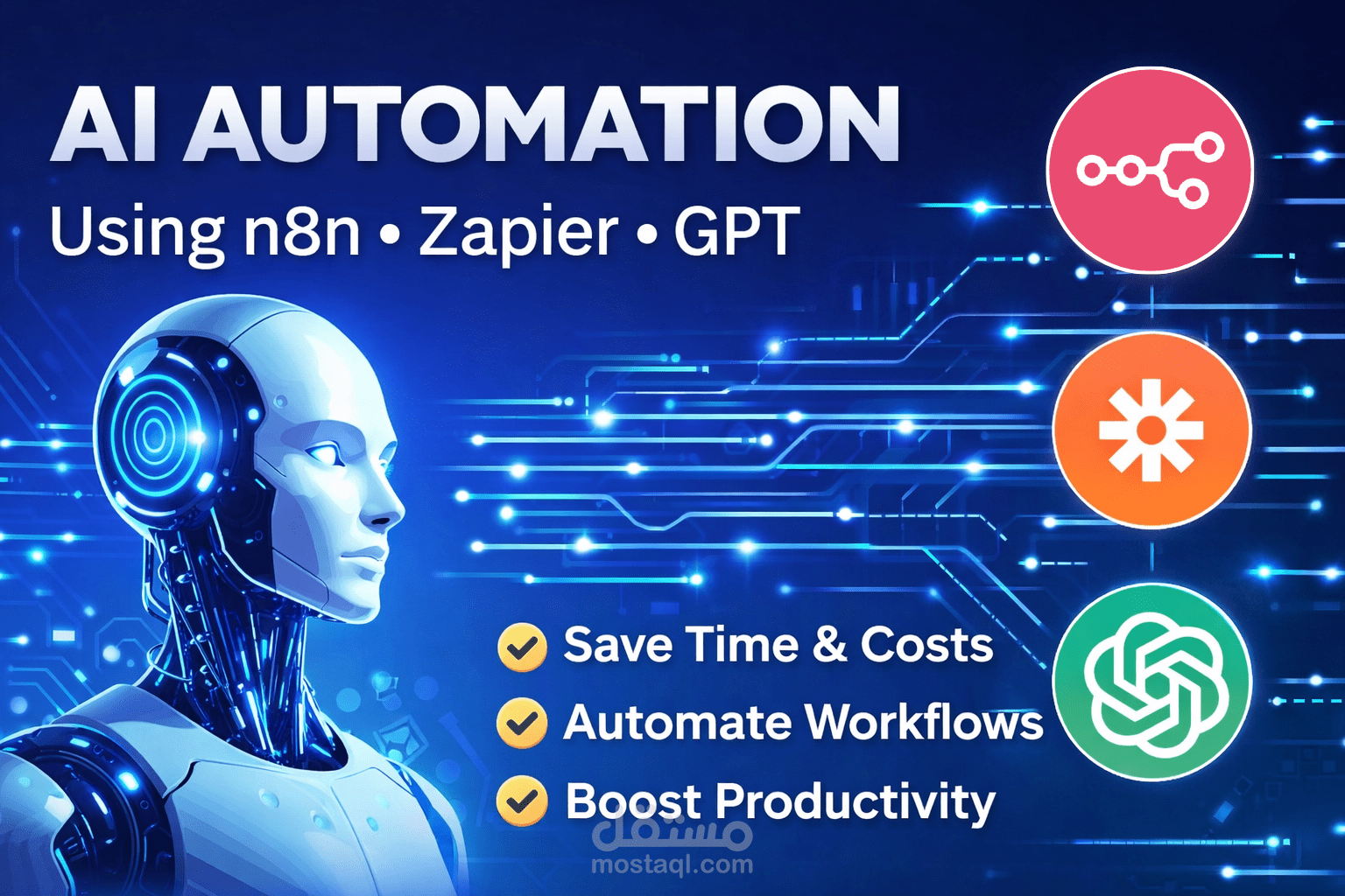 نظام أتمتة ذكي لإدارة العملاء المحتملين عبر واتساب باستخدام الذكاء الاصطناعي(AI Automation)