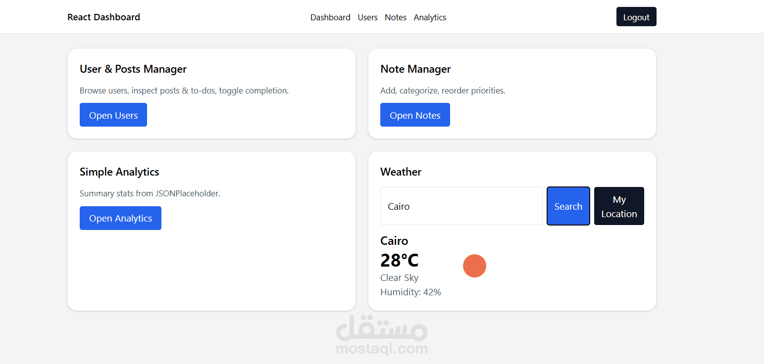 React-Dashboard