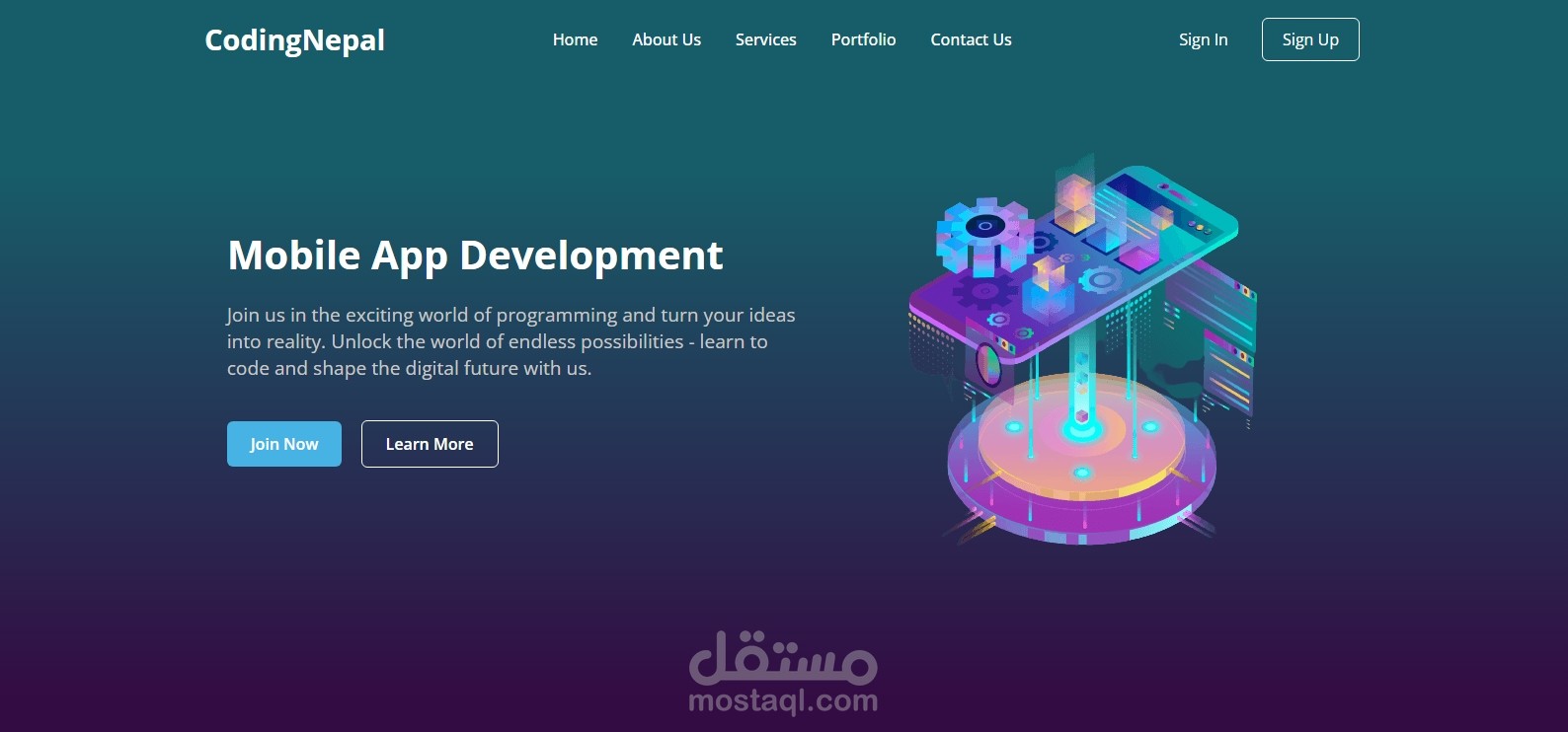 Mobile Website