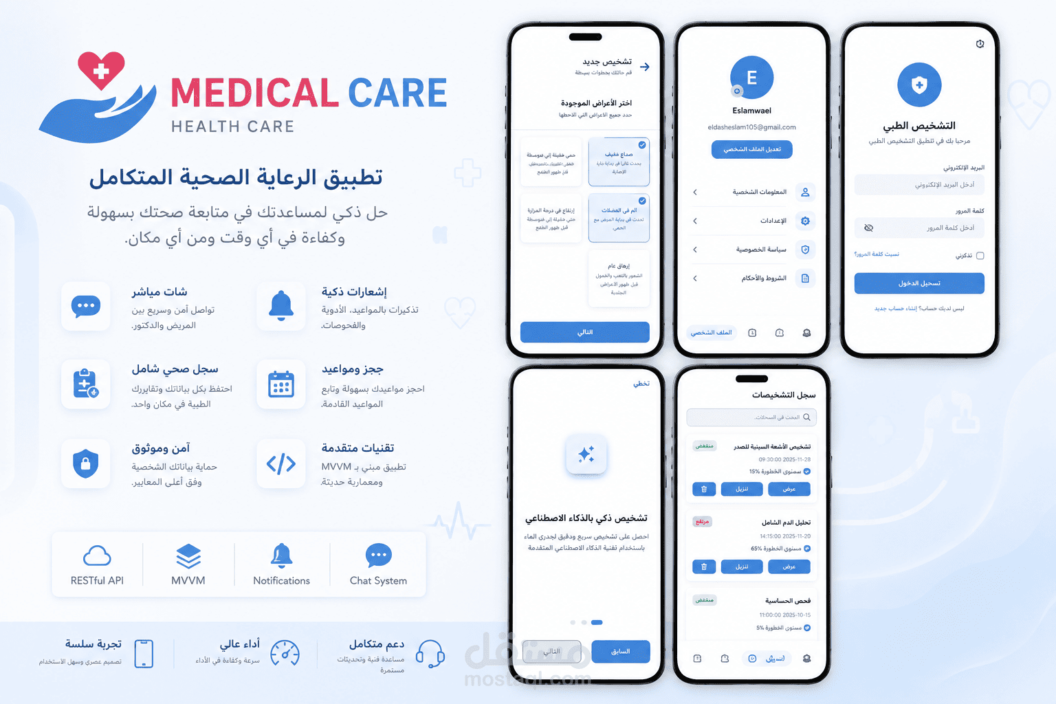 تطبيق الرعاية الصحية