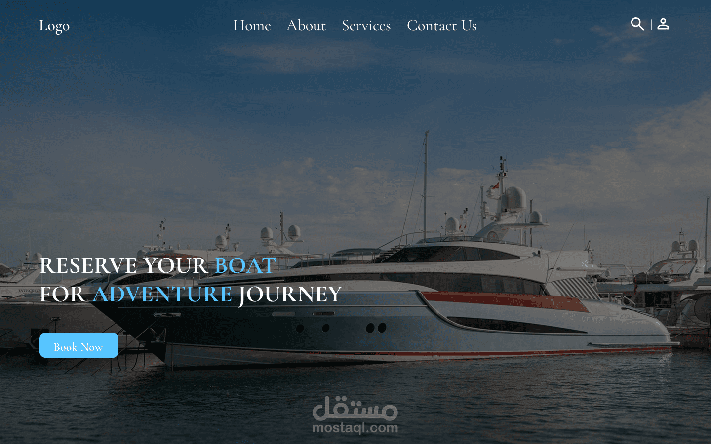 home page design with figma