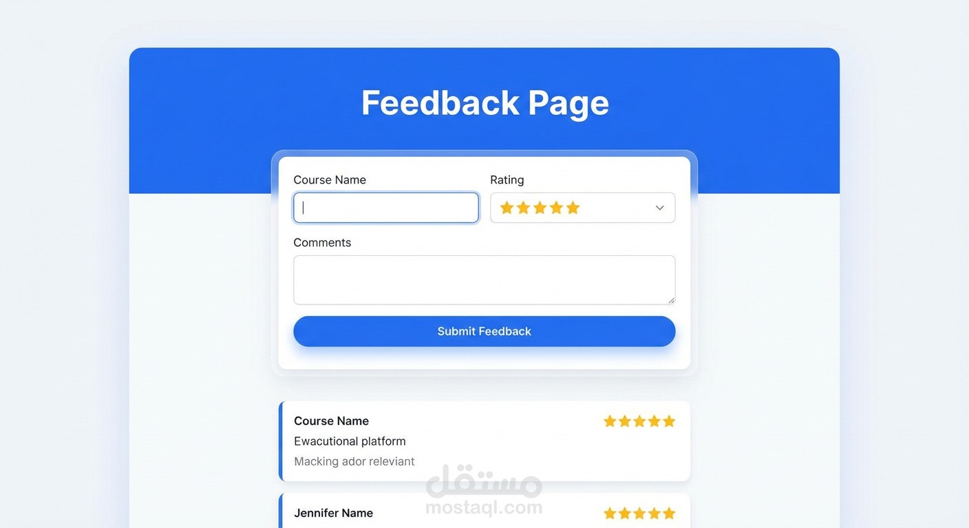 Online Learning Platform — JavaScript Project