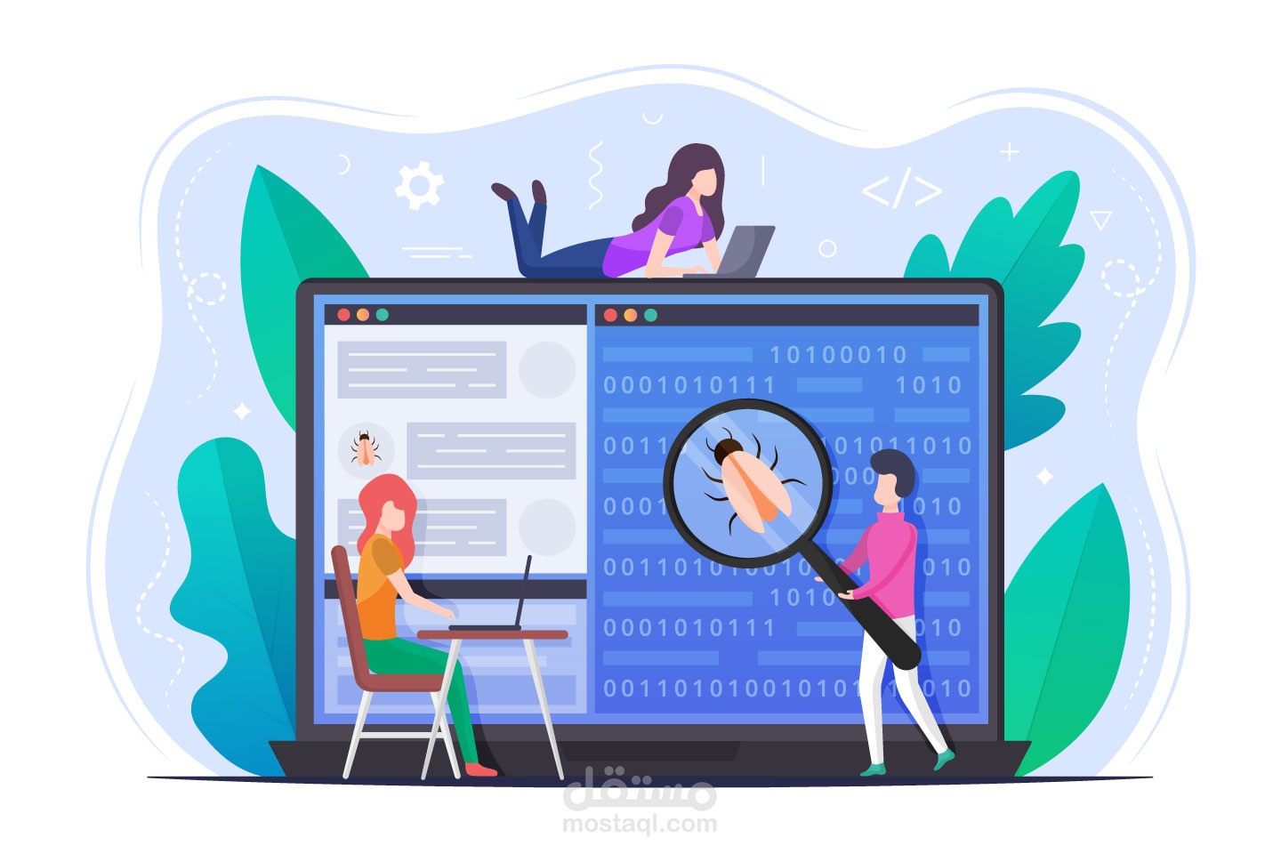 عمل اختبار وتحسين اداء لتطبيق  "HANKEL"