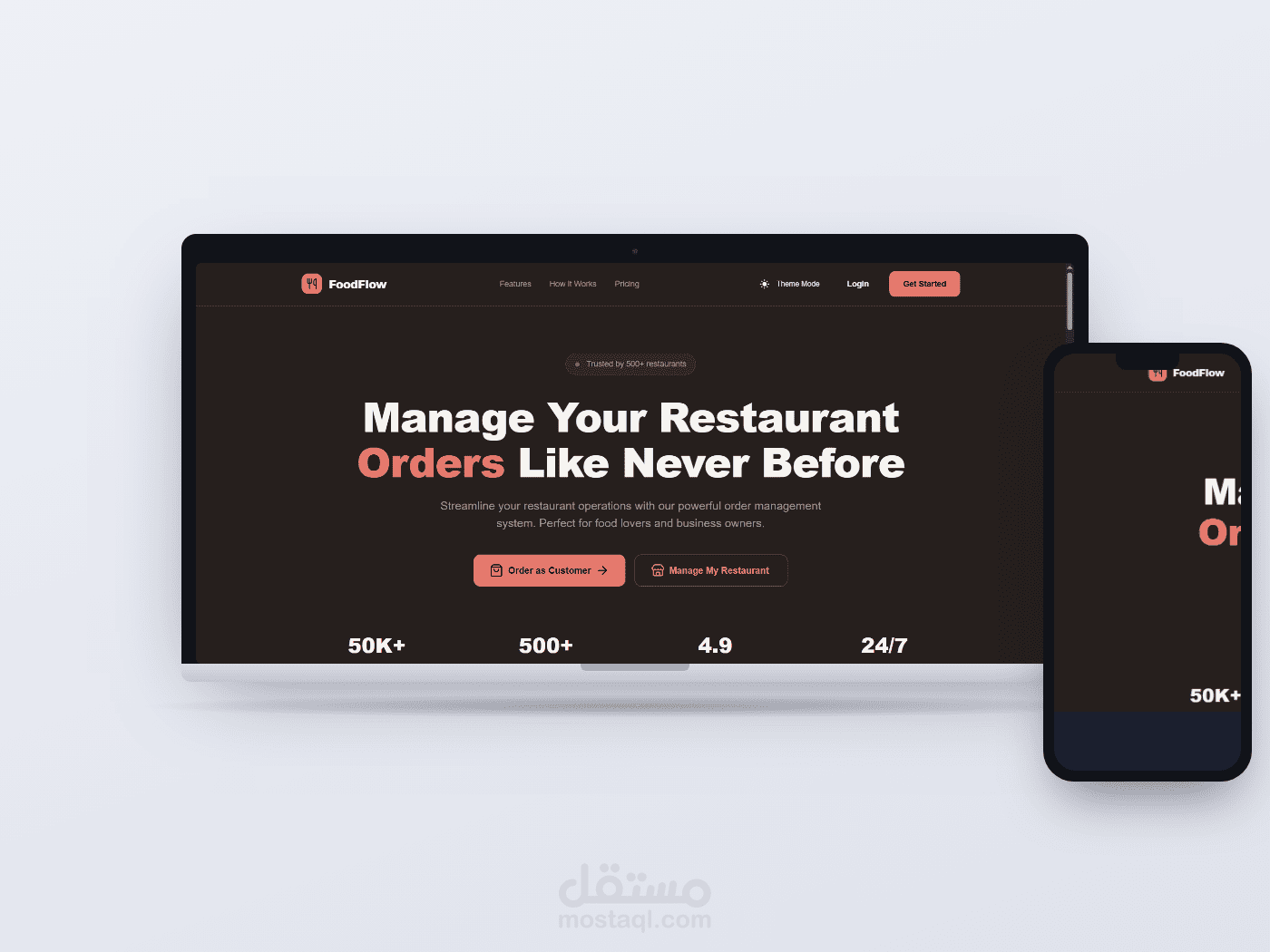 Full-Stack Restaurant Ordering & Management Platform