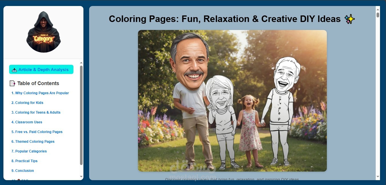 مقال- cute coloring pages مع ملف مضغوط لجميع الملفات التي ستحصل عليه للخدمات الرئيسية والاضافية.