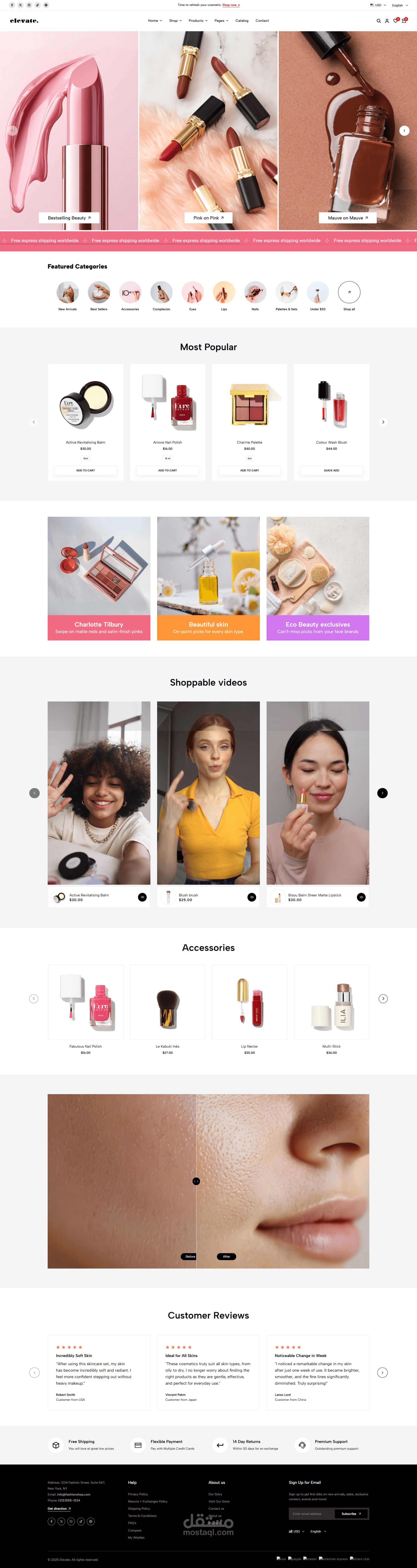Elevate Theme by Ecomfidence: Demo Cosmetics