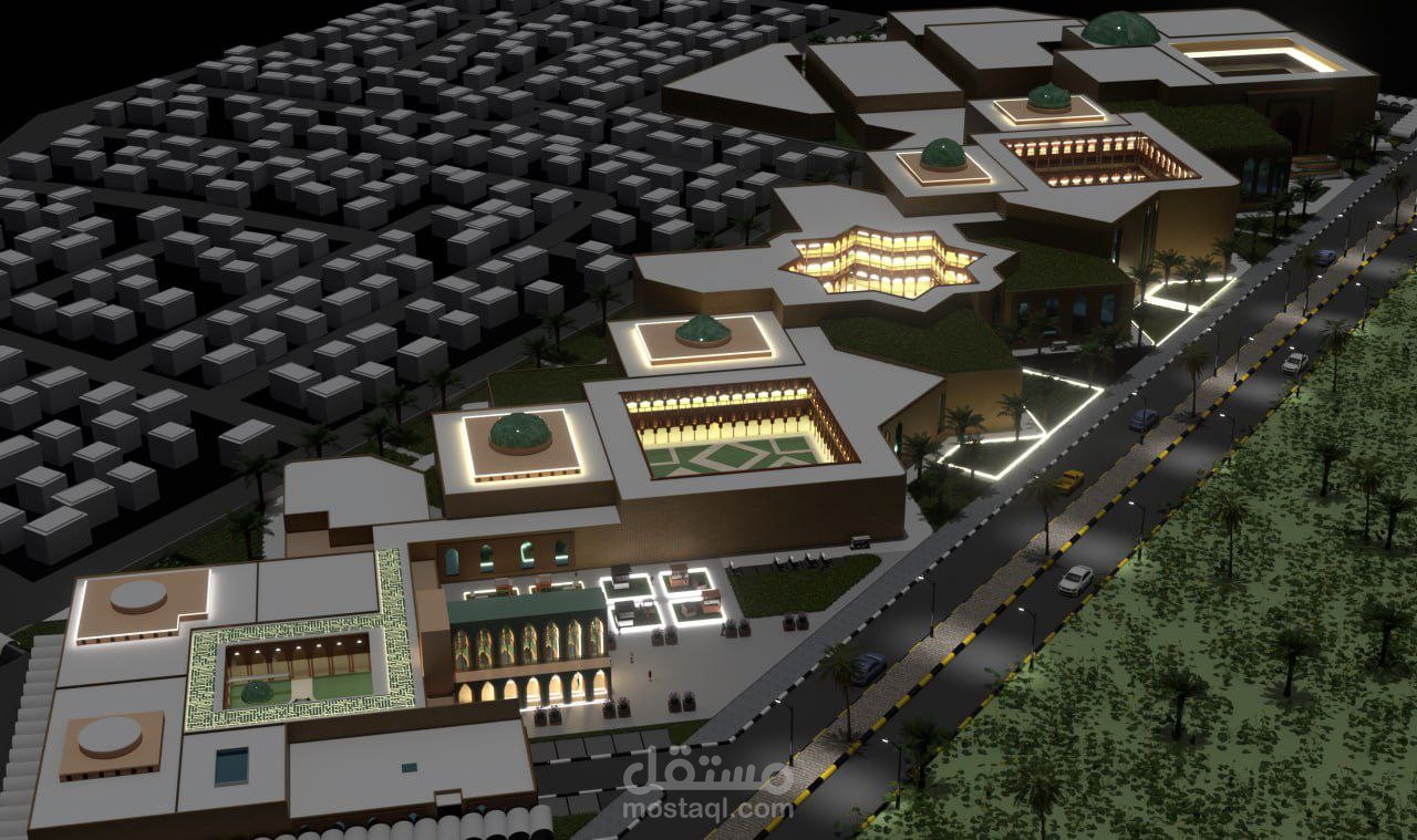 تصميم مركز ثقافي/تراثي إسلامي