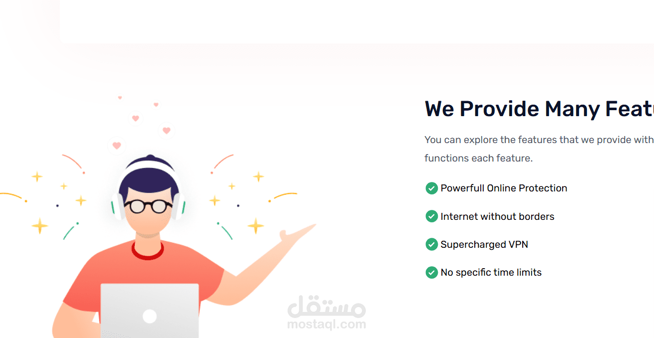 مشورع لموقع Lasles VPN